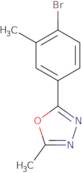 2-(4-bromo-3-methylphenyl)-5-methyl-1,3,4-oxadiazole