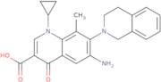 6-Amino-1-cyclopropyl-7-(3,4-dihydro-1H-isoquinolin-2-yl)-8-methyl-4-oxoquinoline-3-carboxylic acid