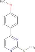 4-(4-Methoxyphenyl)-2-(methylthio)pyrimidine