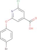 2-(4-Bromophenoxy)-6-chloropyridine-4-carboxylic acid