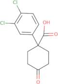 1-(3,4-Dichlorophenyl)-4-oxocyclohexanecarboxylic acid