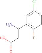 3-Amino-3-(5-chloro-2-fluorophenyl)propanoic acid