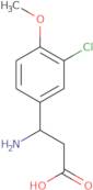 3-Amino-3-(3-chloro-4-methoxy-phenyl)-propionic acid