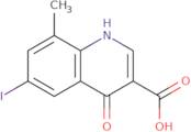 1,4-Dihydro-6-iodo-8-methyl-4-oxoquinoline-3-carboxylic acid