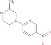 3-Methyl-1-(5-nitropyridin-2-yl)piperazine