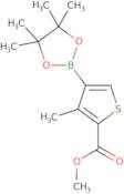 Methyl 3-methyl-4-(4,4,5,5-tetramethyl-1,3,2-dioxaborolan-2-yl)thiophene-2-carboxylate