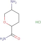 (2S,5R)-5-Aminooxane-2-carboxamide hydrochloride