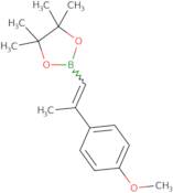 2-[2-(4-Methoxyphenyl)prop-1-en-1-yl]-4,4,5,5-tetramethyl-1,3,2-dioxaborolane