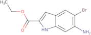 Ethyl 6-amino-5-bromo-1H-indole-2-carboxylate