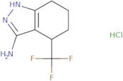 4-(Trifluoromethyl)-4,5,6,7-tetrahydro-1H-indazol-3-amine hydrochloride