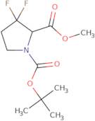 1-(tert-Butyl) 2-methyl 3,3-difluoropyrrolidine-1,2-dicarboxylate