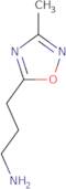 3-(3-Methyl-1,2,4-oxadiazol-5-yl)propan-1-amine