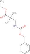 Ethyl N-cbz-3-amino-2,2-dimethylpropanoate