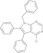 7-Benzyl-4-chloro-5,6-diphenyl-7H-pyrrolo-[2,3-d]pyrimidine