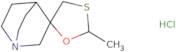 2-Methyl-1'-azaspiro[[1,3]oxathiolane-5,3'-bicyclo[2.2.2]octane] (Hydrochloride)