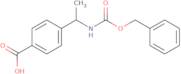 4-[(1R)-1-{[(Benzyloxy)carbonyl]amino}ethyl]benzoic acid