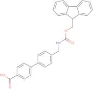 4-{4-[({[(9H-Fluoren-9-yl)methoxy]carbonyl}amino)methyl]phenyl}benzoic acid