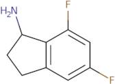 5,7-difluoro-2,3-dihydro-1h-inden-1-amine