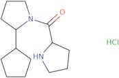 2-Cyclopentyl-1-[(2S)-pyrrolidine-2-carbonyl]pyrrolidine hydrochloride
