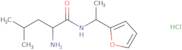 2-Amino-N-[1-(furan-2-yl)ethyl]-4-methylpentanamide hydrochloride