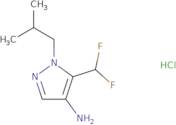 5-(Difluoromethyl)-1-(2-methylpropyl)-1H-pyrazol-4-amine hydrochloride