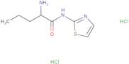 2-Amino-N-(1,3-thiazol-2-yl)pentanamide dihydrochloride