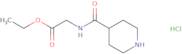 Ethyl 2-(piperidin-4-ylformamido)acetate hydrochloride