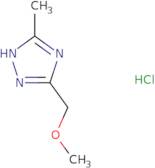 5-(Methoxymethyl)-3-methyl-1H-1,2,4-triazole hydrochloride