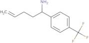 1-[4-(Trifluoromethyl)phenyl]pent-4-en-1-amine