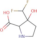 3-(Difluoromethyl)-3-hydroxypyrrolidine-2-carboxylic acid