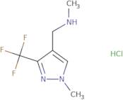 Methyl({[1-methyl-3-(trifluoromethyl)-1H-pyrazol-4-yl]methyl})amine hydrochloride