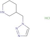 3-[(1H-1,2,3-Triazol-1-yl)methyl]piperidine hydrochloride