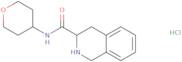 N-(Oxan-4-yl)-1,2,3,4-tetrahydroisoquinoline-3-carboxamide hydrochloride