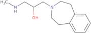 1-(Methylamino)-3-(2,3,4,5-tetrahydro-1H-3-benzazepin-3-yl)propan-2-ol