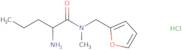 2-Amino-N-(furan-2-ylmethyl)-N-methylpentanamide hydrochloride