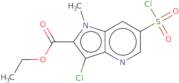 Ethyl 3-chloro-6-(chlorosulfonyl)-1-methyl-1H-pyrrolo[3,2-b]pyridine-2-carboxylate