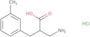 3-Amino-2-[(3-methylphenyl)methyl]propanoic acid hydrochloride