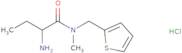 2-Amino-N-methyl-N-(thiophen-2-ylmethyl)butanamide hydrochloride