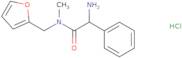 2-Amino-N-(furan-2-ylmethyl)-N-methyl-2-phenylacetamide hydrochloride