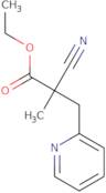 Ethyl 2-cyano-2-methyl-3-(pyridin-2-yl)propanoate