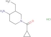 1-Cyclopropanecarbonyl-3-ethylpiperidin-4-amine hydrochloride