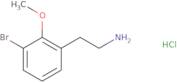 2-(3-Bromo-2-methoxyphenyl)ethan-1-amine hydrochloride