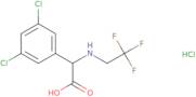 2-(3,5-Dichlorophenyl)-2-[(2,2,2-trifluoroethyl)amino]acetic acid hydrochloride