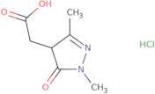 2-(1,3-Dimethyl-5-oxo-4,5-dihydro-1H-pyrazol-4-yl)acetic acid hydrochloride