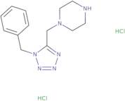 1-[(1-Benzyl-1H-1,2,3,4-tetrazol-5-yl)methyl]piperazine dihydrochloride