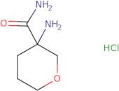 3-Aminooxane-3-carboxamide hydrochloride