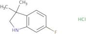 6-Fluoro-3,3-dimethyl-2,3-dihydro-1H-indole hydrochloride