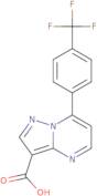 7-[4-(Trifluoromethyl)phenyl]pyrazolo[1,5-a]pyrimidine-3-carboxylic acid