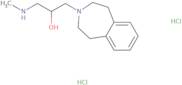 1-(Methylamino)-3-(2,3,4,5-tetrahydro-1H-3-benzazepin-3-yl)propan-2-ol dihydrochloride