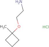 1-(2-Aminoethoxy)-1-methylcyclobutane hydrochloride